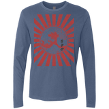 T-Shirts Indigo / Small Otaku Flag Men's Premium Long Sleeve