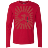 T-Shirts Red / Small Otaku Flag Men's Premium Long Sleeve