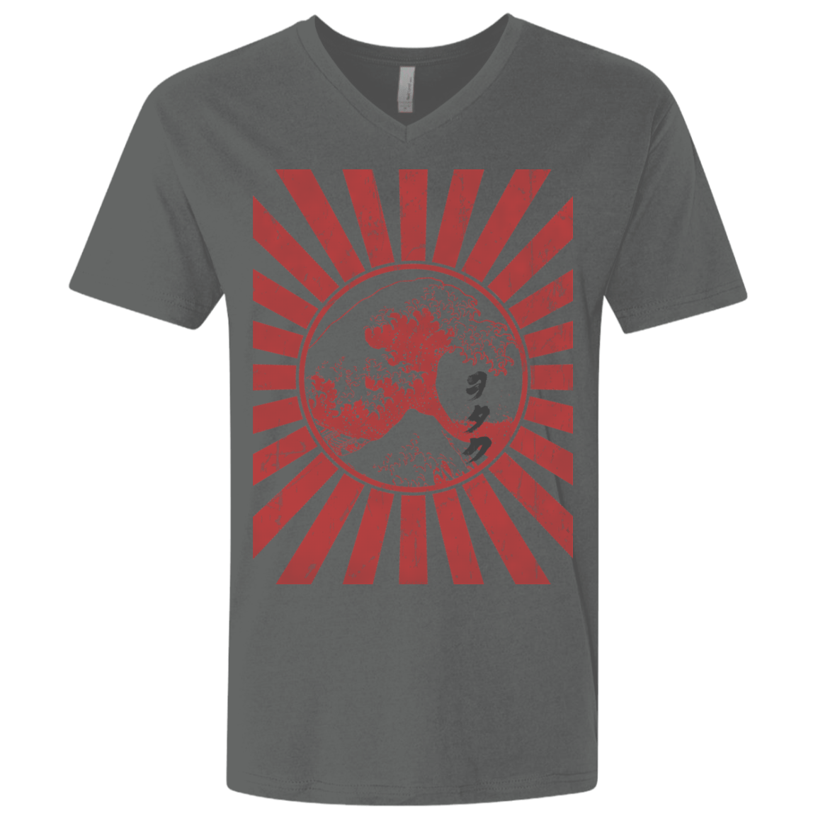 T-Shirts Heavy Metal / X-Small Otaku Flag Men's Premium V-Neck