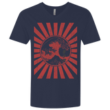 T-Shirts Midnight Navy / X-Small Otaku Flag Men's Premium V-Neck