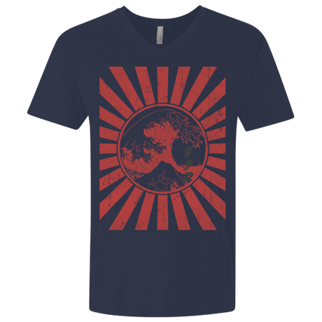 T-Shirts Midnight Navy / X-Small Otaku Flag Men's Premium V-Neck