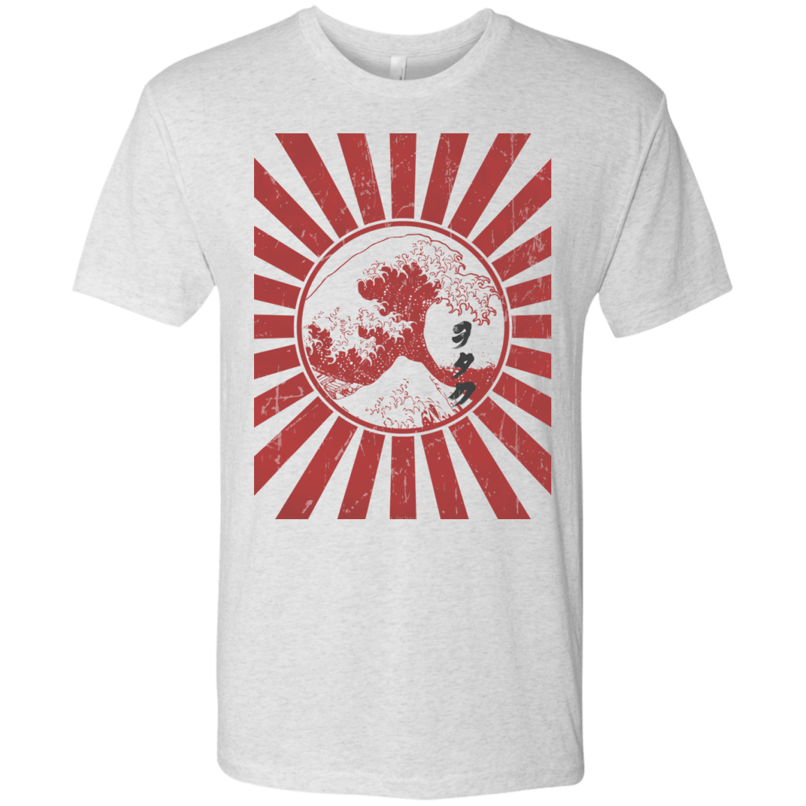 T-Shirts Heather White / Small Otaku Flag Men's Triblend T-Shirt