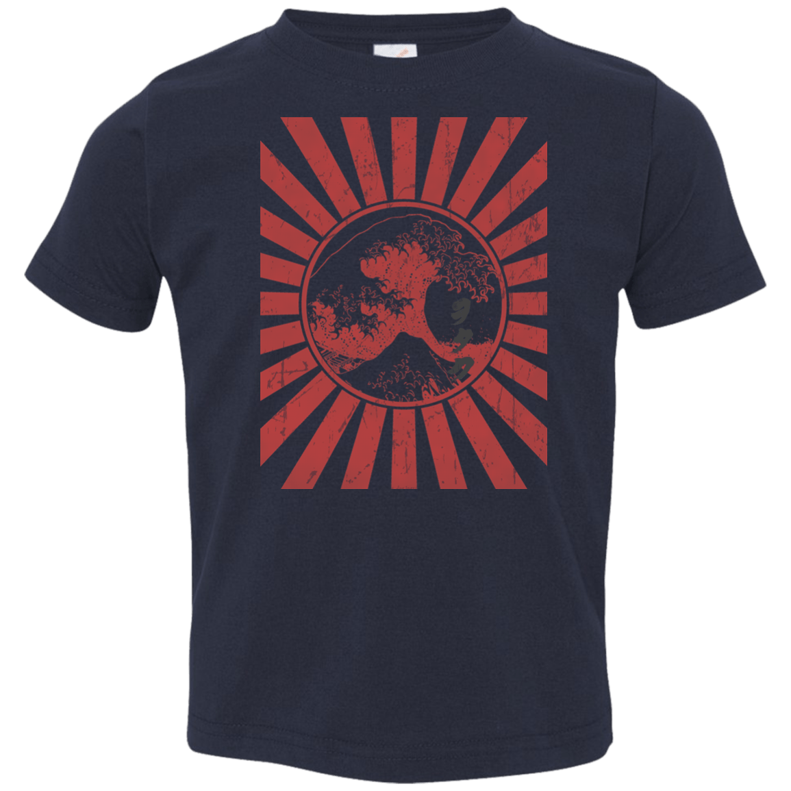 T-Shirts Navy / 2T Otaku Flag Toddler Premium T-Shirt