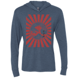 Otaku Flag Triblend Long Sleeve Hoodie Tee