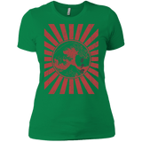 T-Shirts Kelly Green / X-Small Otaku Flag Women's Premium T-Shirt