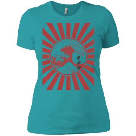 T-Shirts Tahiti Blue / X-Small Otaku Flag Women's Premium T-Shirt