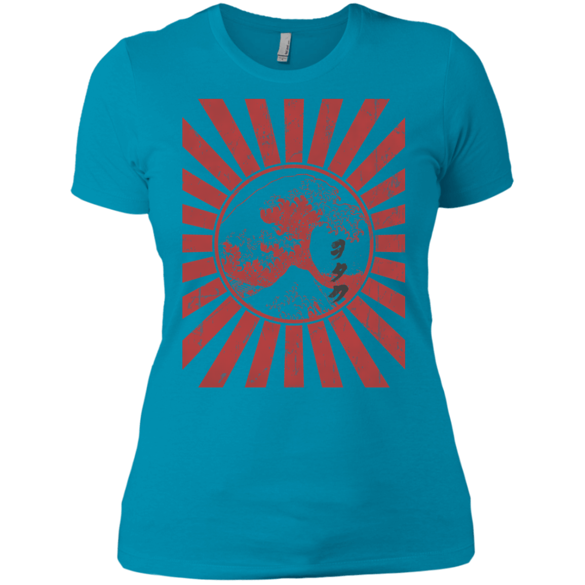 T-Shirts Turquoise / X-Small Otaku Flag Women's Premium T-Shirt