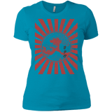 T-Shirts Turquoise / X-Small Otaku Flag Women's Premium T-Shirt