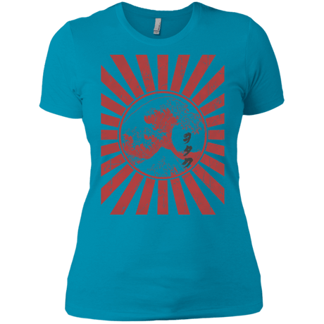 T-Shirts Turquoise / X-Small Otaku Flag Women's Premium T-Shirt