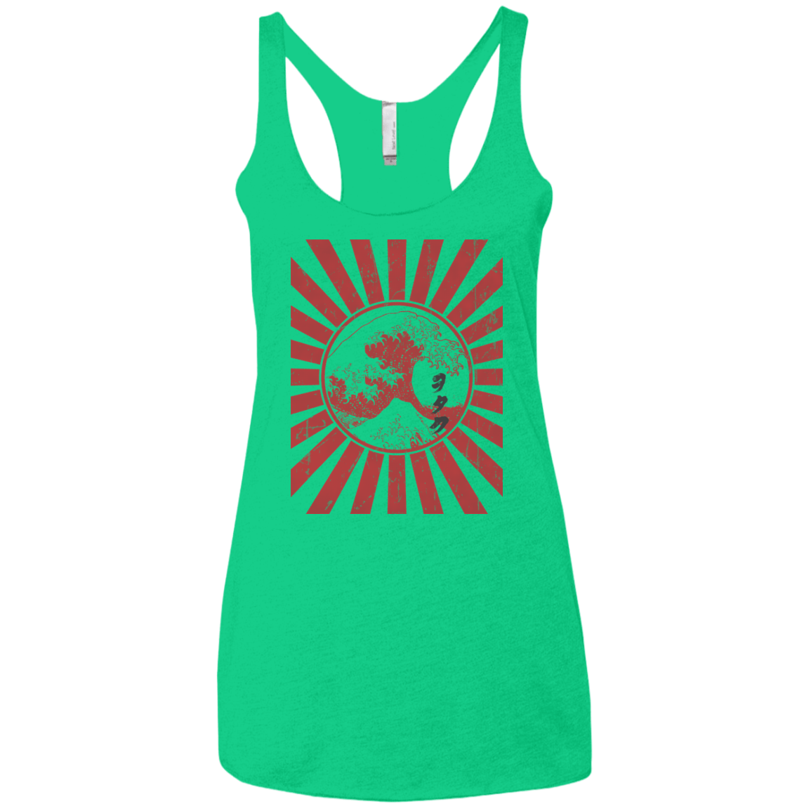 T-Shirts Envy / X-Small Otaku Flag Women's Triblend Racerback Tank
