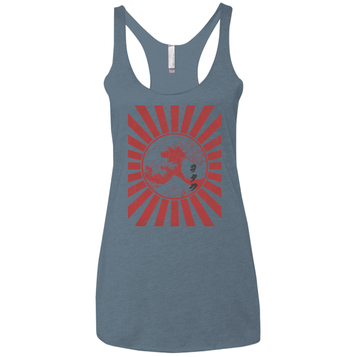 Otaku Flag Women's Triblend Racerback Tank