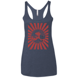 T-Shirts Vintage Navy / X-Small Otaku Flag Women's Triblend Racerback Tank
