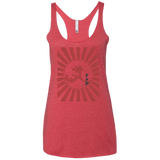 T-Shirts Vintage Red / X-Small Otaku Flag Women's Triblend Racerback Tank