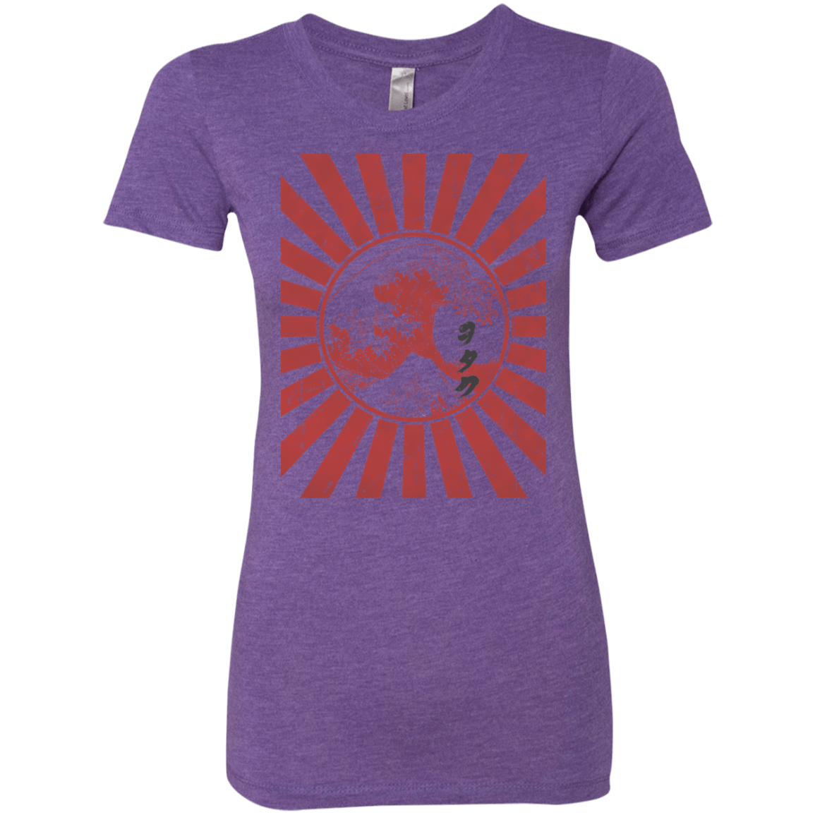 T-Shirts Purple Rush / Small Otaku Flag Women's Triblend T-Shirt