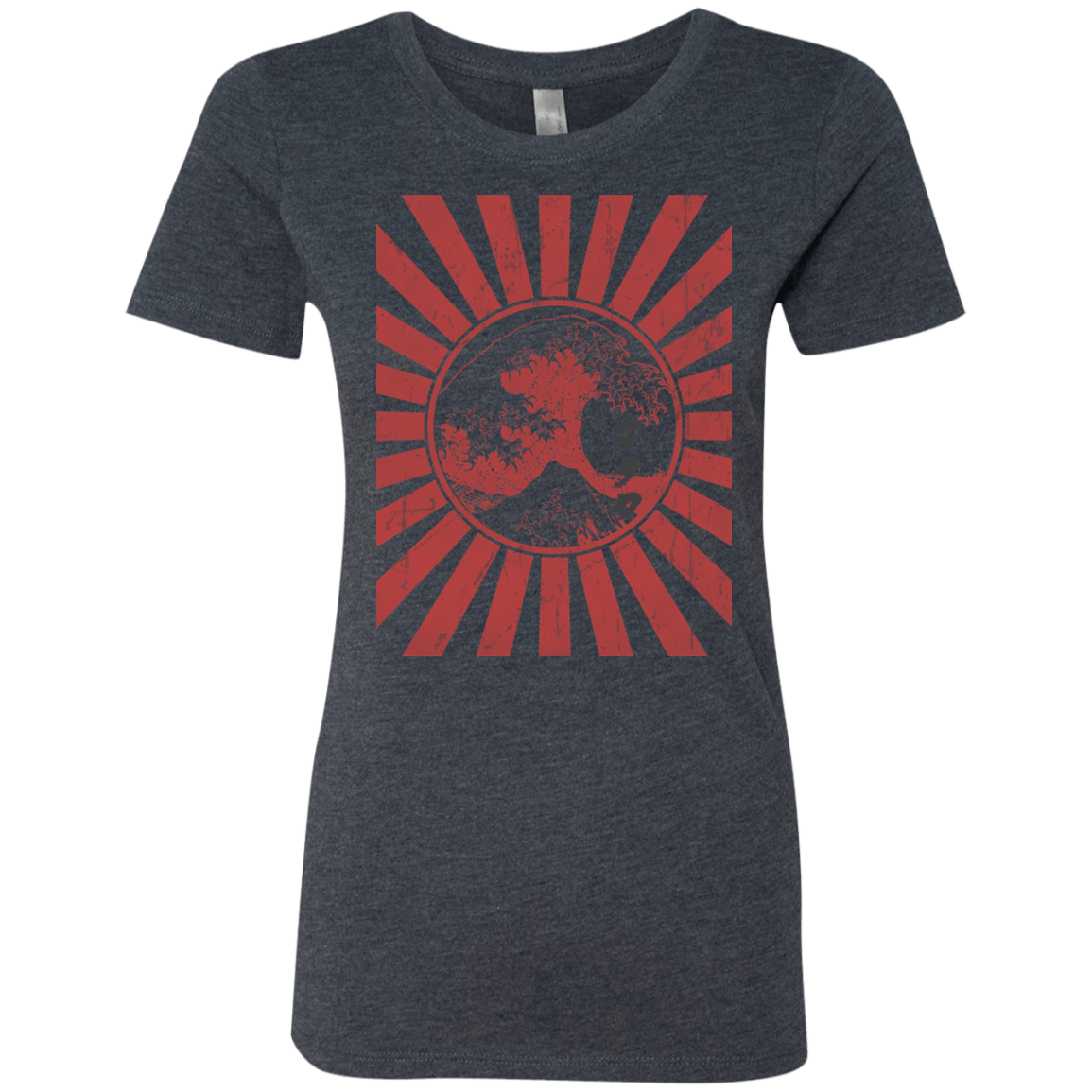 T-Shirts Vintage Navy / Small Otaku Flag Women's Triblend T-Shirt