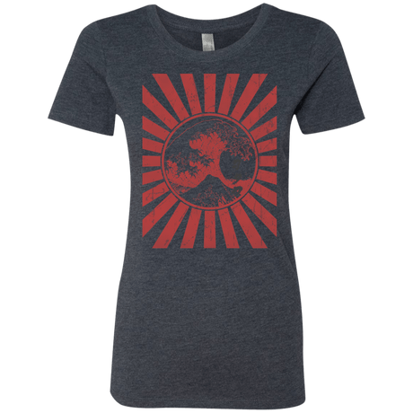 T-Shirts Vintage Navy / Small Otaku Flag Women's Triblend T-Shirt