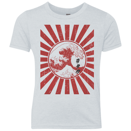 T-Shirts Heather White / YXS Otaku Flag Youth Triblend T-Shirt