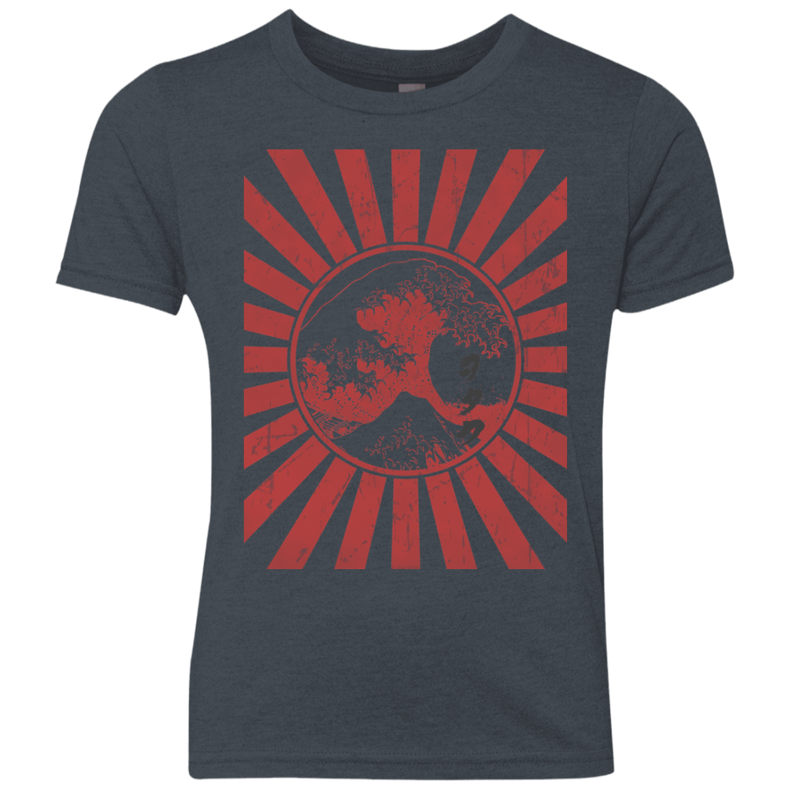 T-Shirts Vintage Navy / YXS Otaku Flag Youth Triblend T-Shirt