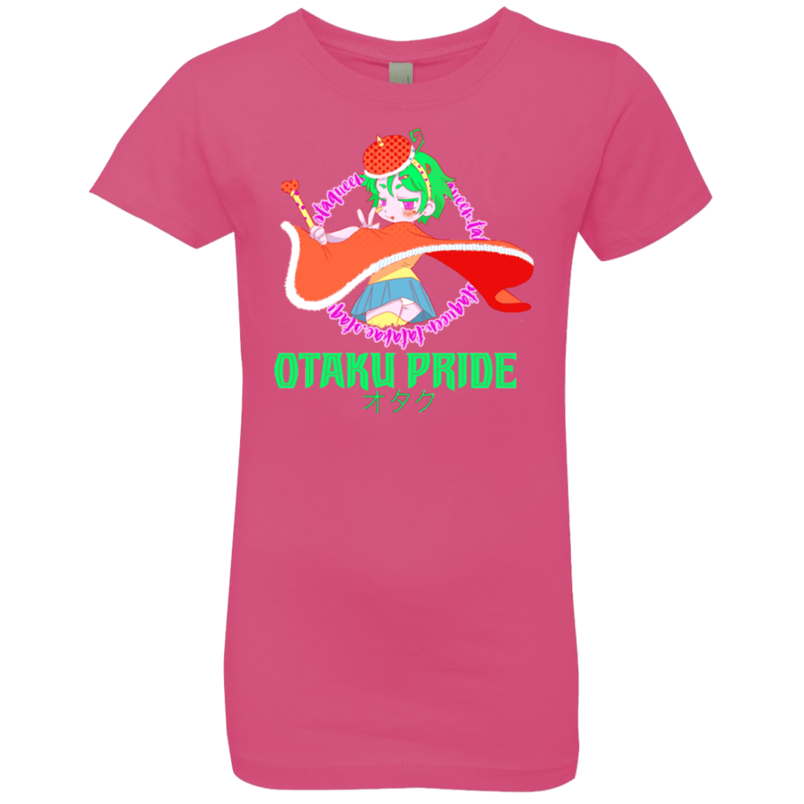 T-Shirts Hot Pink / YXS Otaqueen Girls Premium T-Shirt