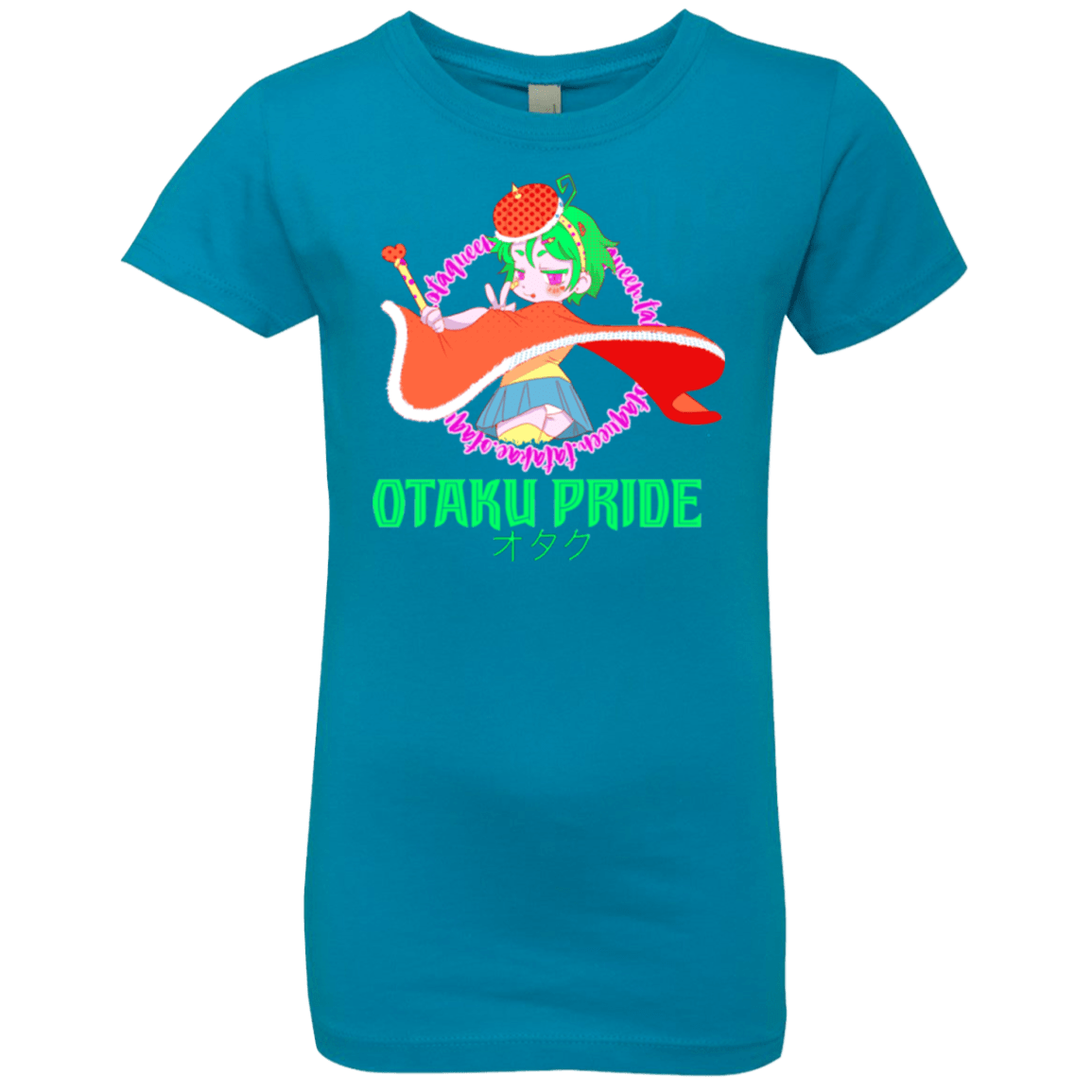 T-Shirts Turquoise / YXS Otaqueen Girls Premium T-Shirt