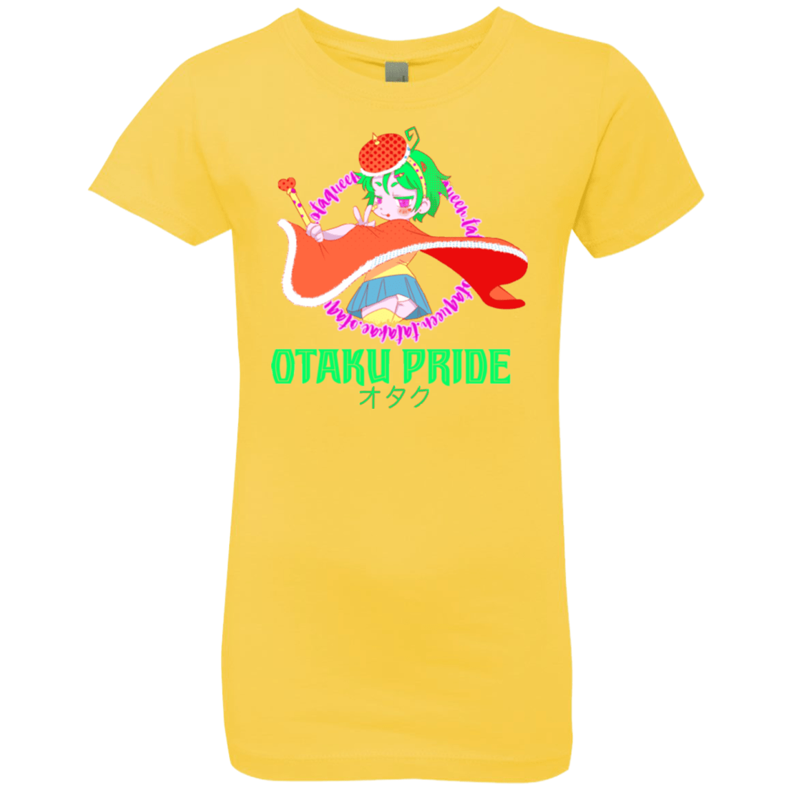 T-Shirts Vibrant Yellow / YXS Otaqueen Girls Premium T-Shirt