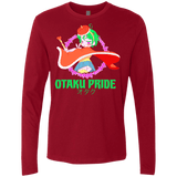 T-Shirts Cardinal / S Otaqueen Men's Premium Long Sleeve
