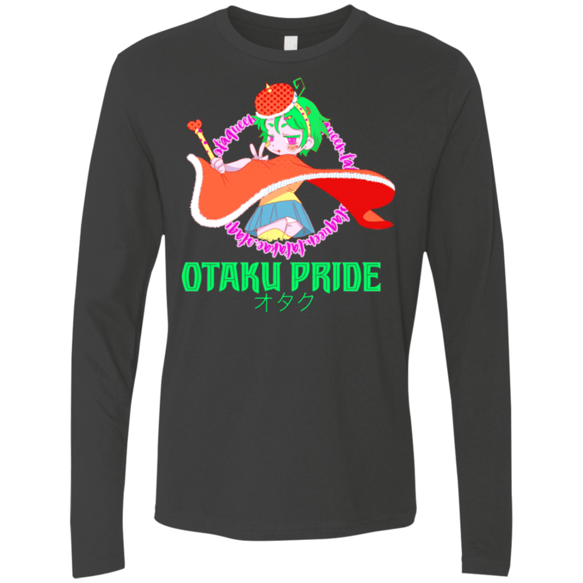 T-Shirts Heavy Metal / S Otaqueen Men's Premium Long Sleeve