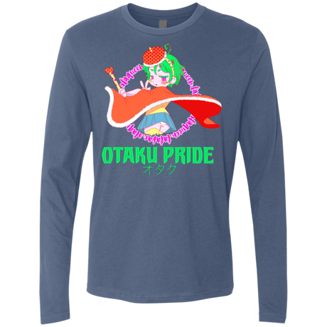 T-Shirts Indigo / S Otaqueen Men's Premium Long Sleeve
