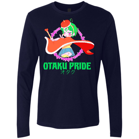 T-Shirts Midnight Navy / S Otaqueen Men's Premium Long Sleeve