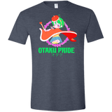 T-Shirts Heather Navy / S Otaqueen Men's Semi-Fitted Softstyle