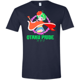 T-Shirts Navy / X-Small Otaqueen Men's Semi-Fitted Softstyle