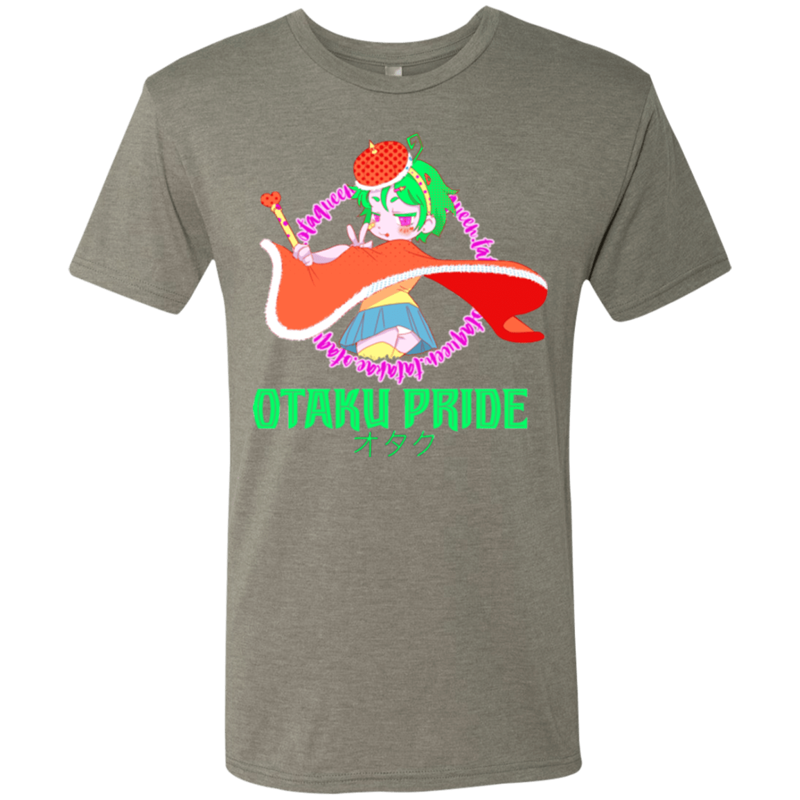 T-Shirts Venetian Grey / S Otaqueen Men's Triblend T-Shirt