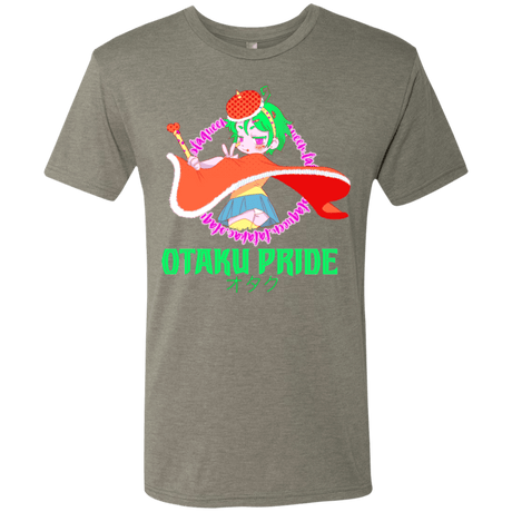 T-Shirts Venetian Grey / S Otaqueen Men's Triblend T-Shirt