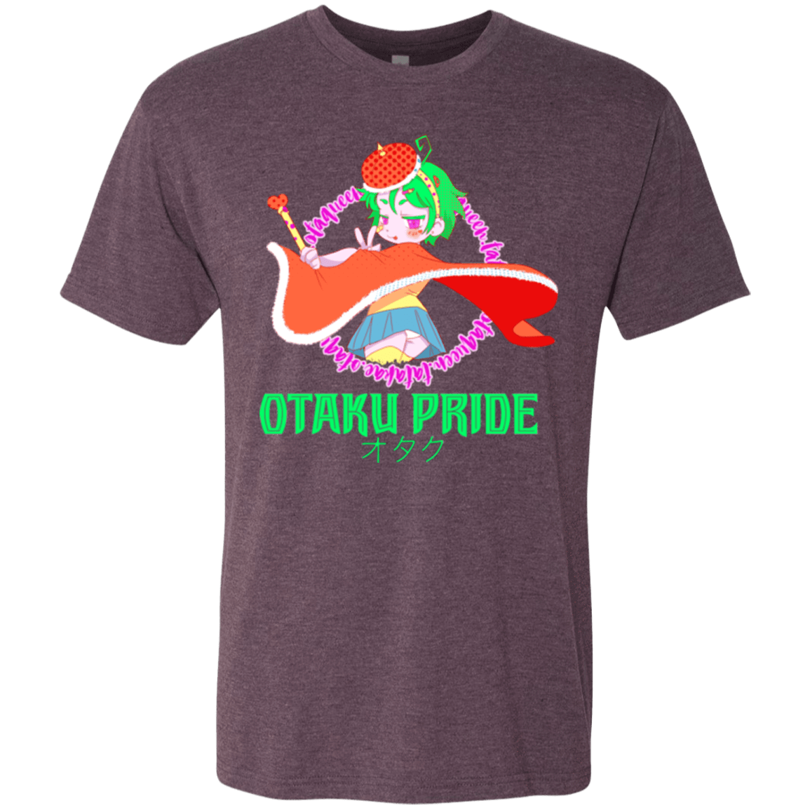 T-Shirts Vintage Purple / S Otaqueen Men's Triblend T-Shirt