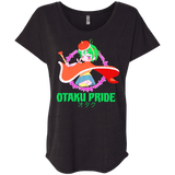 T-Shirts Vintage Black / X-Small Otaqueen Triblend Dolman Sleeve