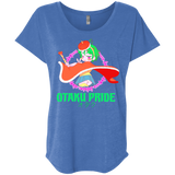 T-Shirts Vintage Royal / X-Small Otaqueen Triblend Dolman Sleeve