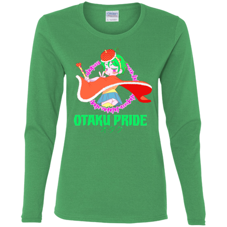 T-Shirts Irish Green / S Otaqueen Women's Long Sleeve T-Shirt