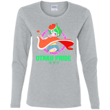 T-Shirts Sport Grey / S Otaqueen Women's Long Sleeve T-Shirt