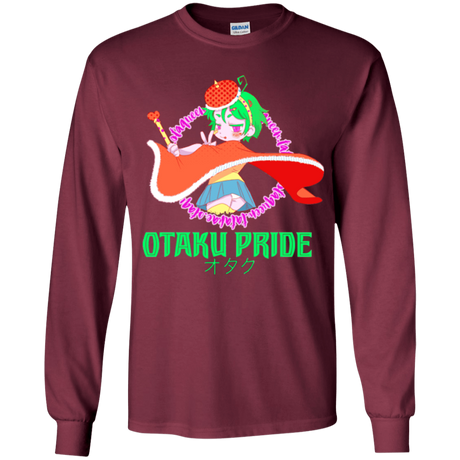 T-Shirts Maroon / YS Otaqueen Youth Long Sleeve T-Shirt