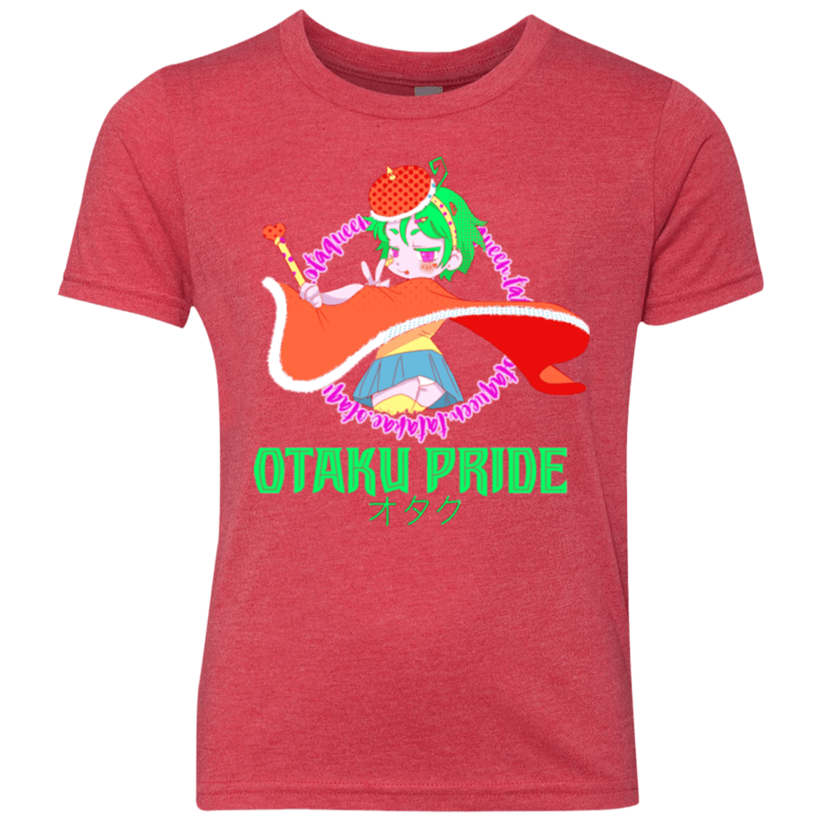 T-Shirts Vintage Red / YXS Otaqueen Youth Triblend T-Shirt
