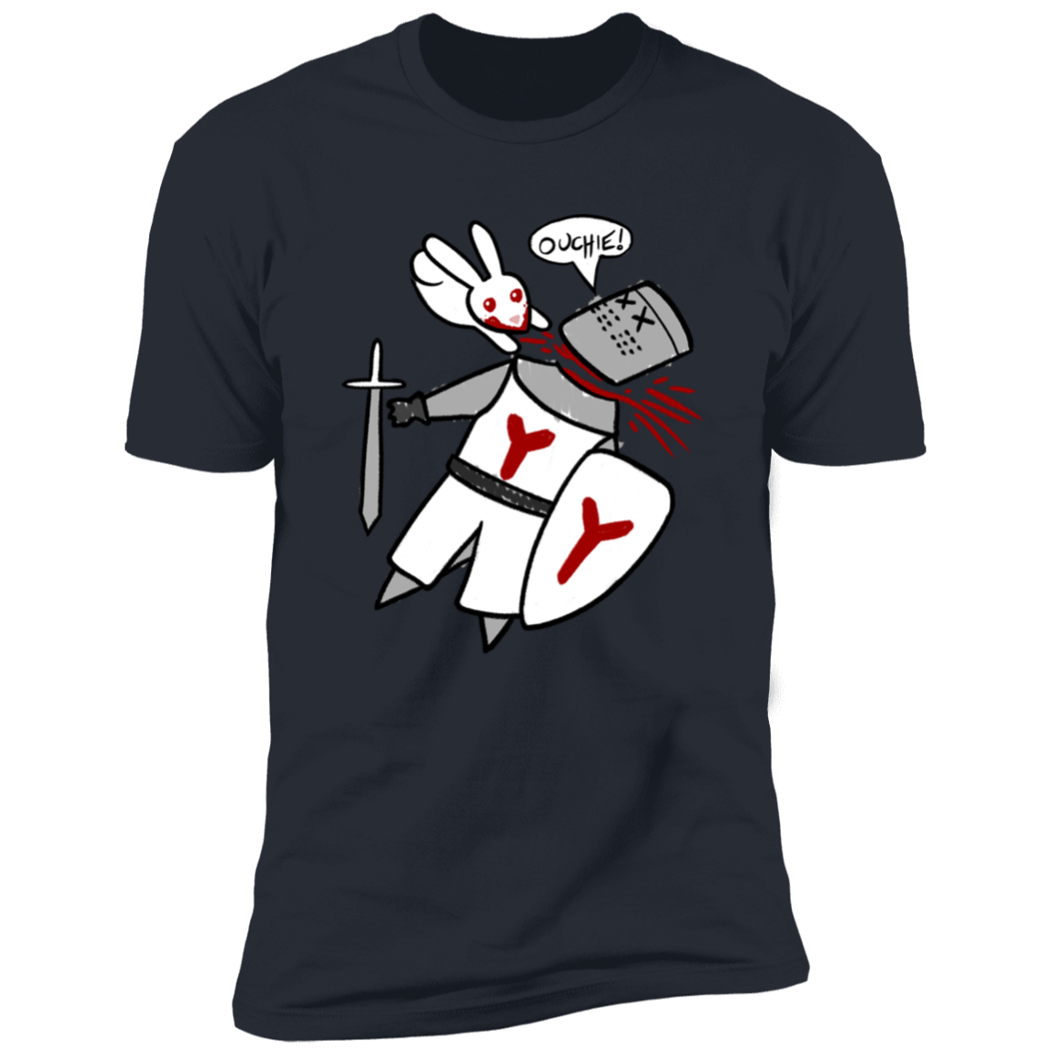 T-Shirts Indigo / S Ouchie Cute Men's Premium T-Shirt