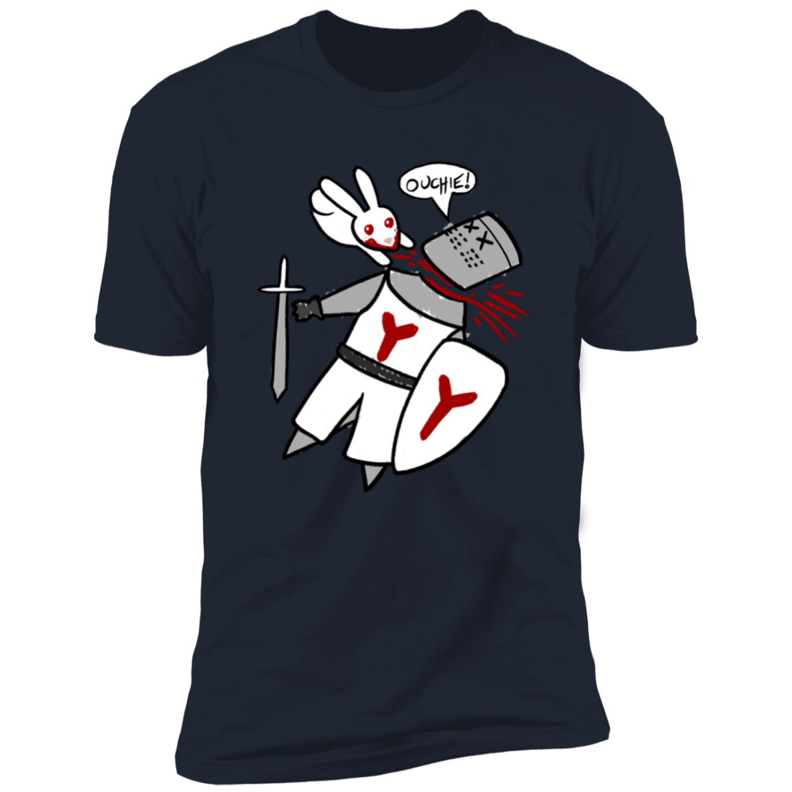 T-Shirts Midnight Navy / S Ouchie Cute Men's Premium T-Shirt