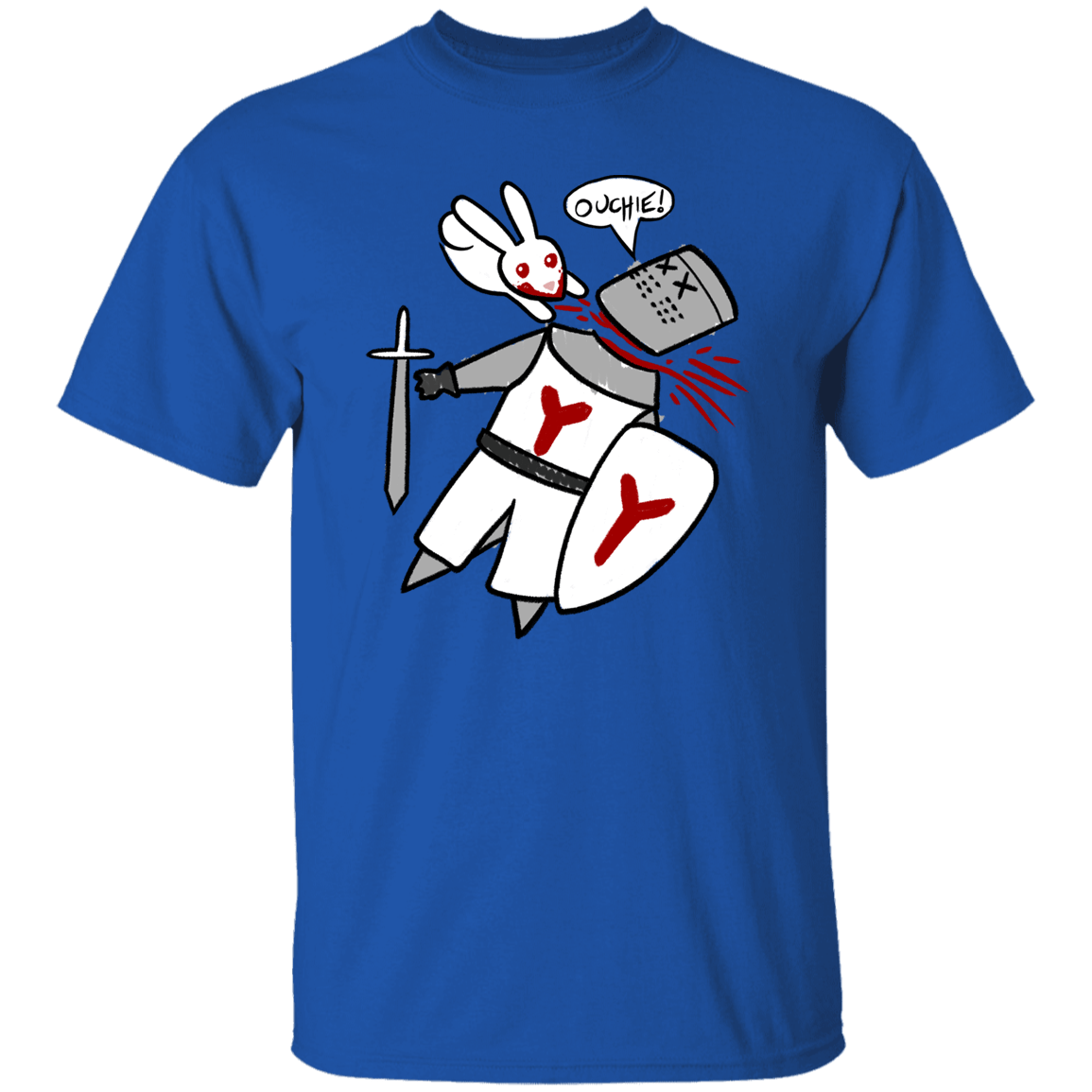 T-Shirts Royal / S Ouchie Cute T-Shirt