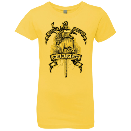 T-Shirts Vibrant Yellow / YXS OURS IS THE FURY Girls Premium T-Shirt