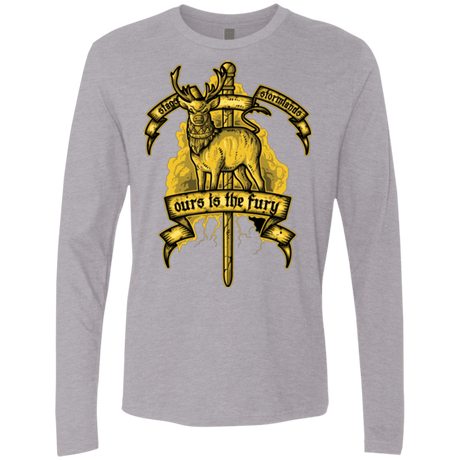 T-Shirts Heather Grey / Small OURS IS THE FURY Men's Premium Long Sleeve