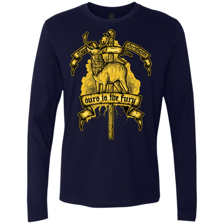 T-Shirts Midnight Navy / Small OURS IS THE FURY Men's Premium Long Sleeve