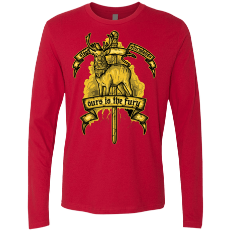 T-Shirts Red / Small OURS IS THE FURY Men's Premium Long Sleeve