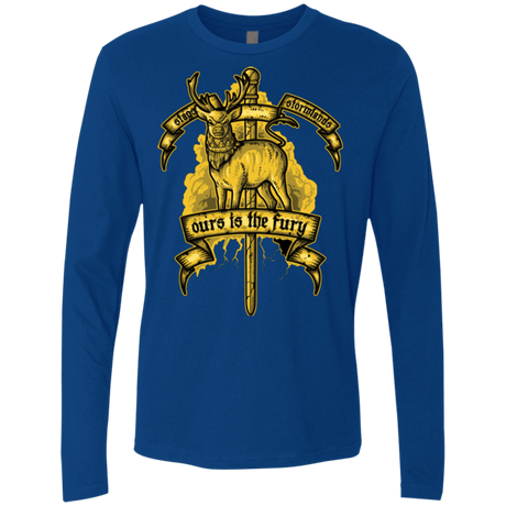 T-Shirts Royal / Small OURS IS THE FURY Men's Premium Long Sleeve