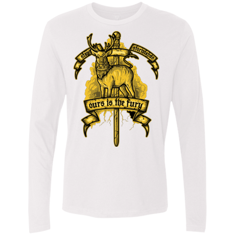 T-Shirts White / Small OURS IS THE FURY Men's Premium Long Sleeve