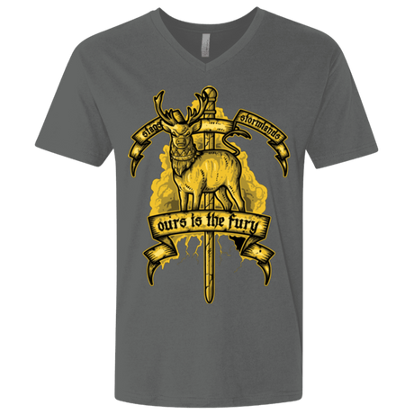 T-Shirts Heavy Metal / X-Small OURS IS THE FURY Men's Premium V-Neck